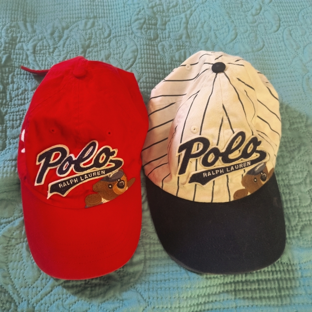 Vintage Ralph Lauren Polo Bear Hats
